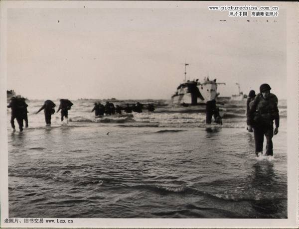 Anciennes photos : Le débarquement de Normandie(1)