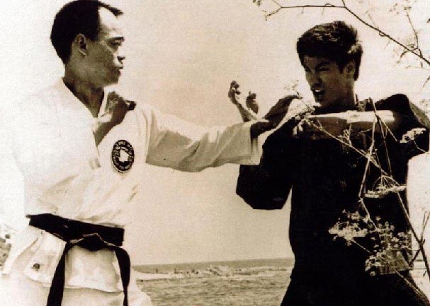 Photos d'archives : Bruce Lee et Jhoon Goo Rhee(1)