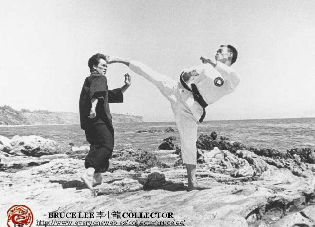 Photos d'archives : Bruce Lee et Jhoon Goo Rhee(2)
