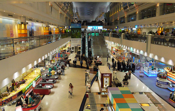 1. L'aéroport international de Dubaï, Émirats arabes unis