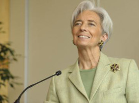 Lagarde cherche le soutien du Brésil