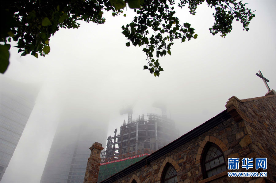 Shandong : apparition d'un brouillard d'advection à Yantai(3)