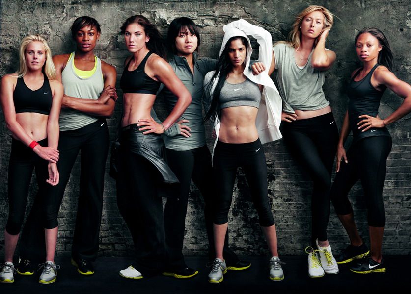 Li Na et Maria Sharapova posent pour Nike(1)
