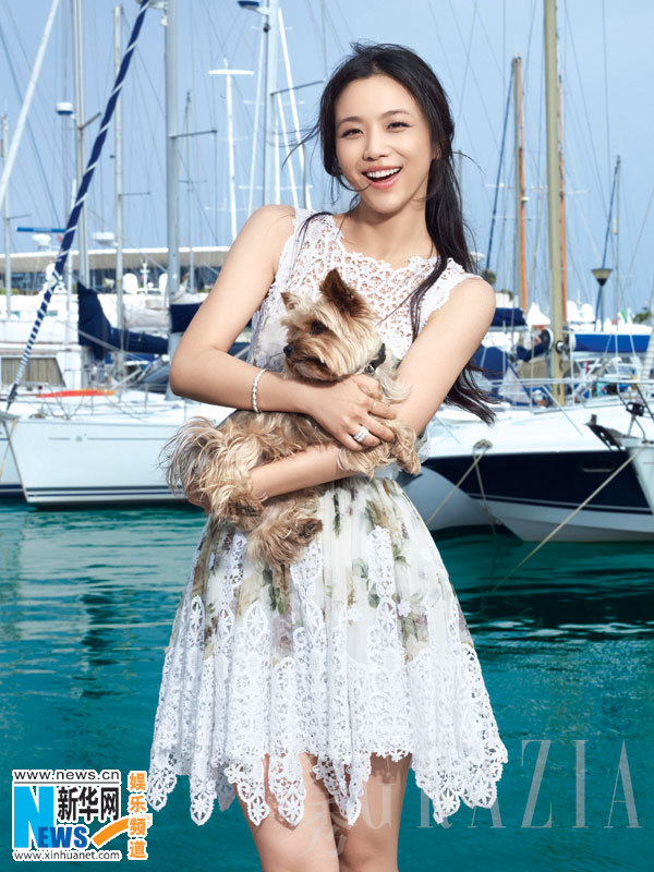 L'actrice chinoise Tang Wei pose pour le magazine Grazia 5