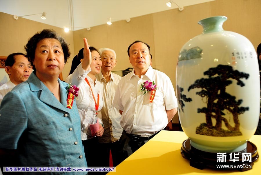 Exposition de chefs-d'œuvre en porcelaine de Jingdezhen à Beijing 