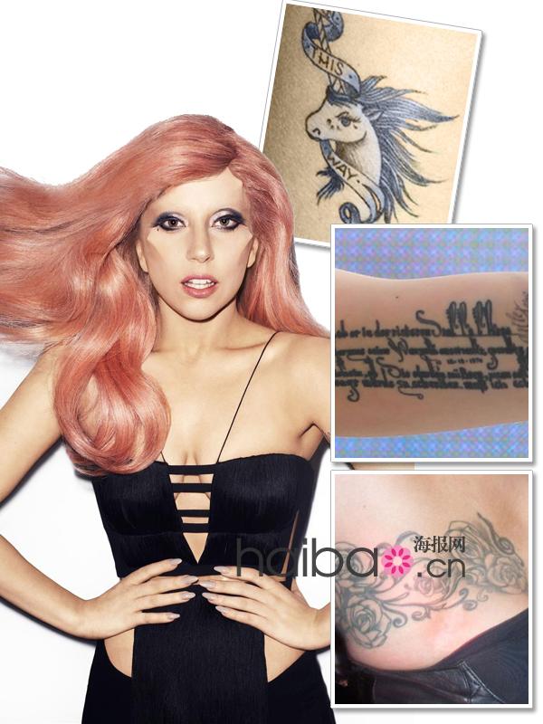 Les tatouages de Lady Gaga 1