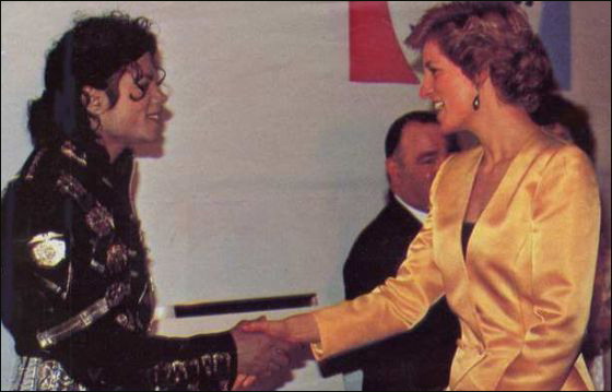 Michael Jackson et la Princesse Diana