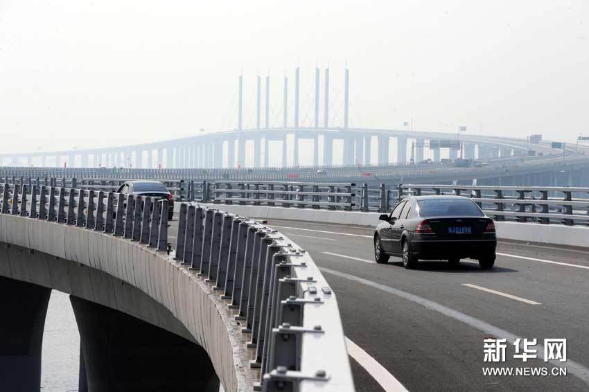 Shandong : fin des tests de sécurité du pont Jiaozhouwan(2)