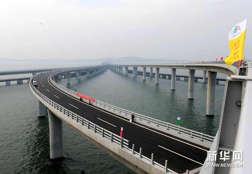 Shandong : fin des tests de sécurité du pont Jiaozhouwan(3)