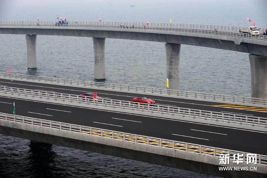 Shandong : fin des tests de sécurité du pont Jiaozhouwan(5)