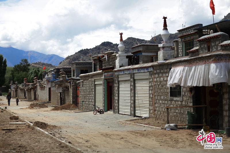 Des habitations rénovées. Photo prise le 23 juin. 