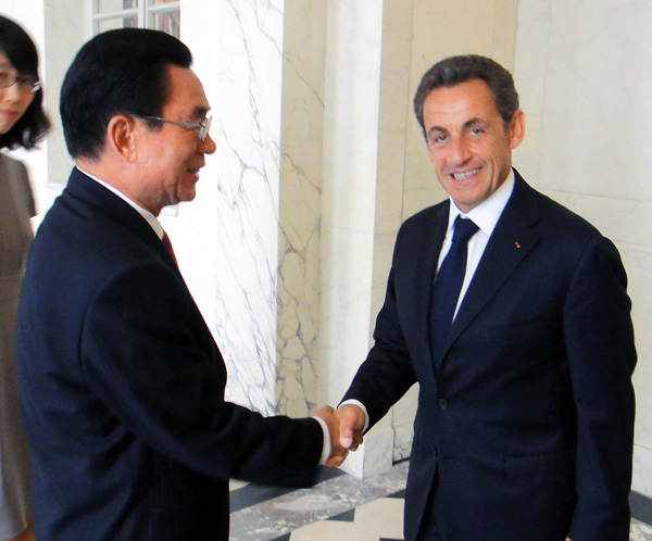 He Guoqiang, un haut responsable du Parti communiste chinois (PCC), qui effectue une visite officielle en France, a rencontré mardi au Palais de l'Elysée le président Nicolas Sarkozy.