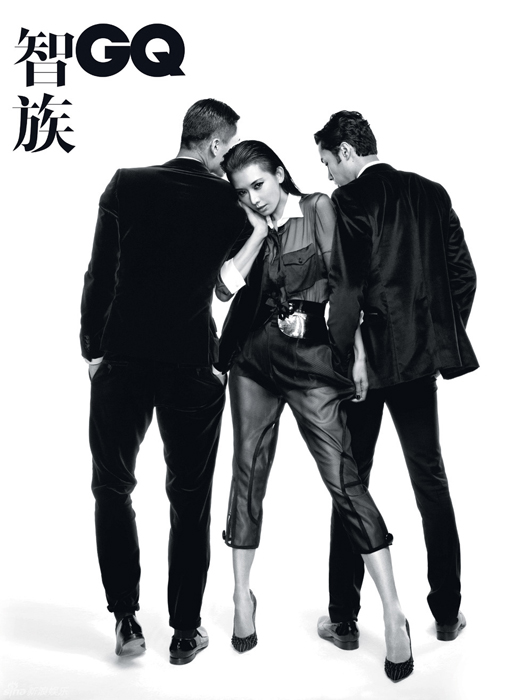 Le top-modèle Chiling en couverture du magazine GQ Chine2