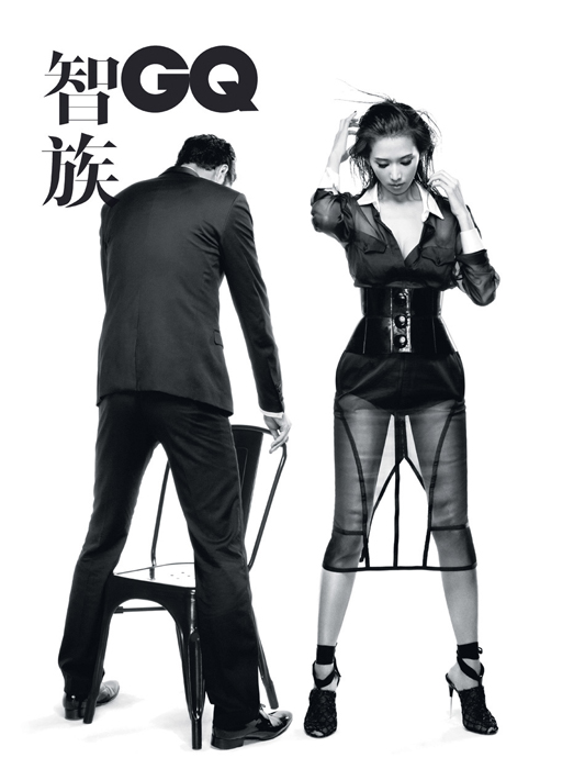 Le top-modèle Chiling en couverture du magazine GQ Chine3