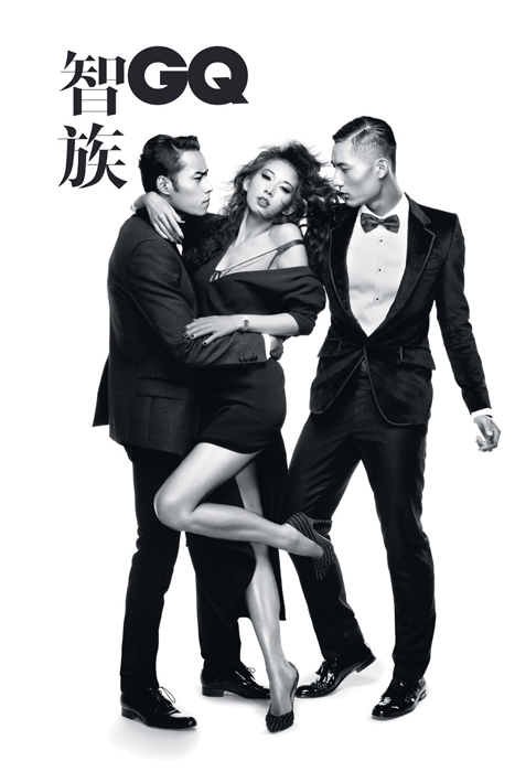 Le top-modèle Chiling en couverture du magazine GQ Chine4