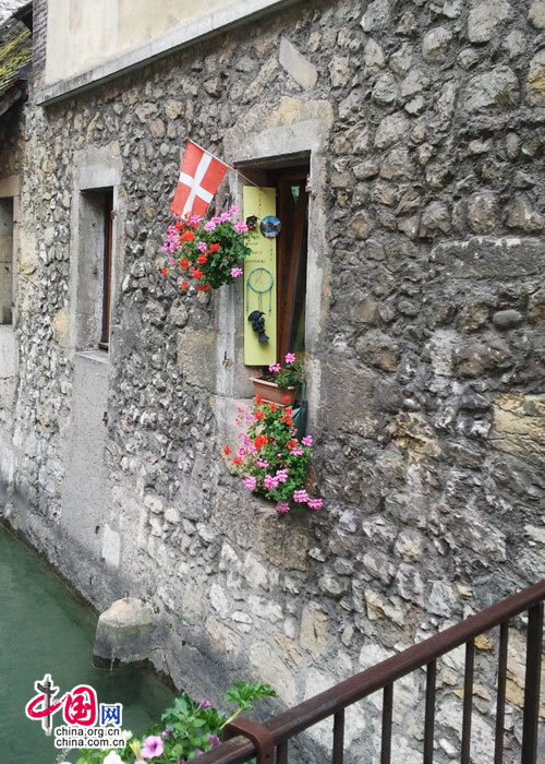 La maison d'une famille suisse.