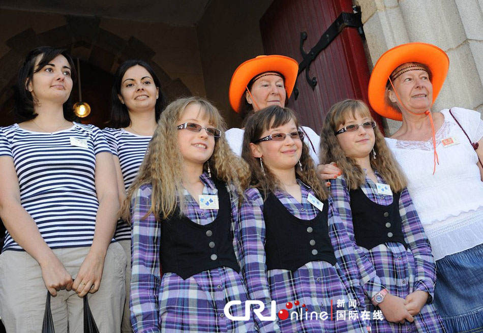 Le 15 août, les jumeaux se sont réunis à Pleucadeuc.