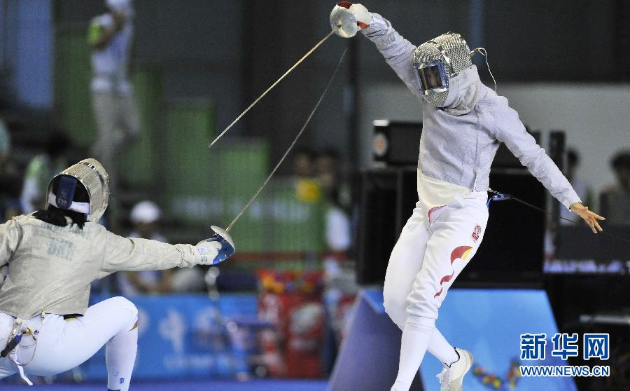 Universiade : la Chine remporte la compétition féminine de sabre par équipe(2)