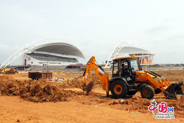 Le stade national du Gabon construit par SCG_1
