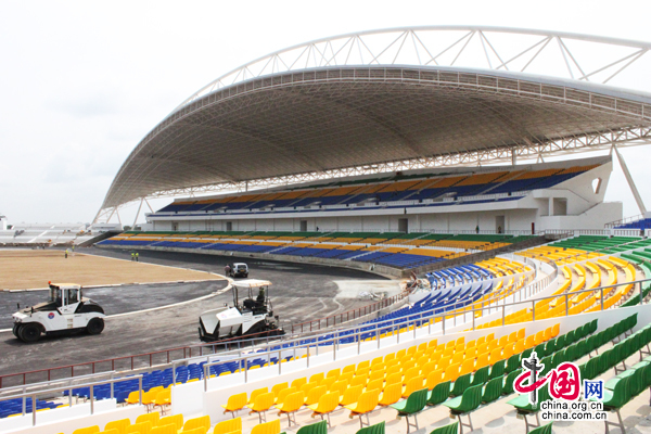 Le stade national du Gabon construit par SCG_2