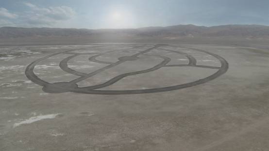 Apparition d'un mystérieux cercle dans un désert chinois(1)
