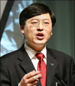 Yang Yuanqing, PDG de Lenovo (photo documentaire)
