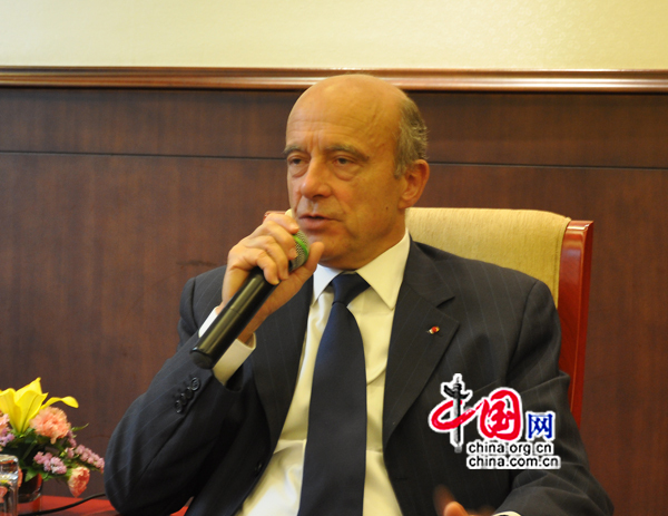 Alain Juppé : l'Institut franco-chinois de l'énergie nucléaire consiste à former des ingénieurs spécialisés