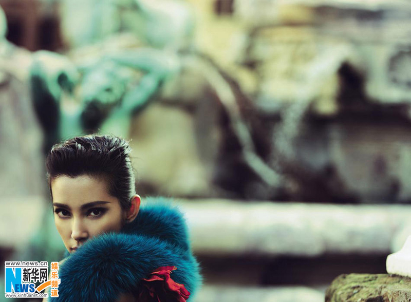 L&apos;actrice chinoise Li Bingbing en couverture du magazine Cosmopolitan4