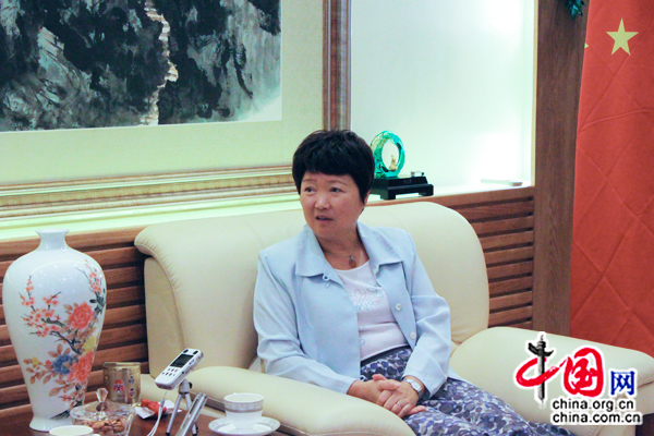 Mme Li Fushun, ambassadeur de Chine au Gabon