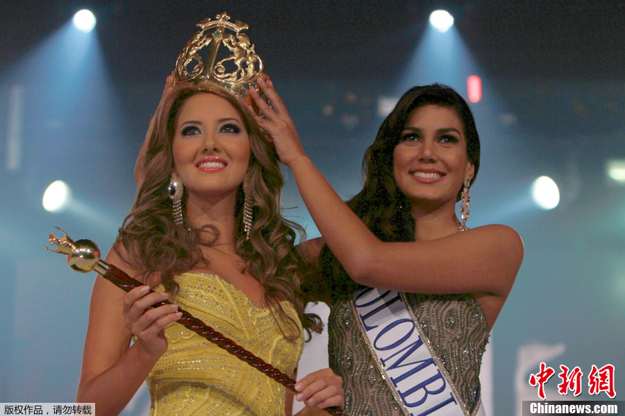 Daniella Alvarez couronnée Miss Colombie 2011