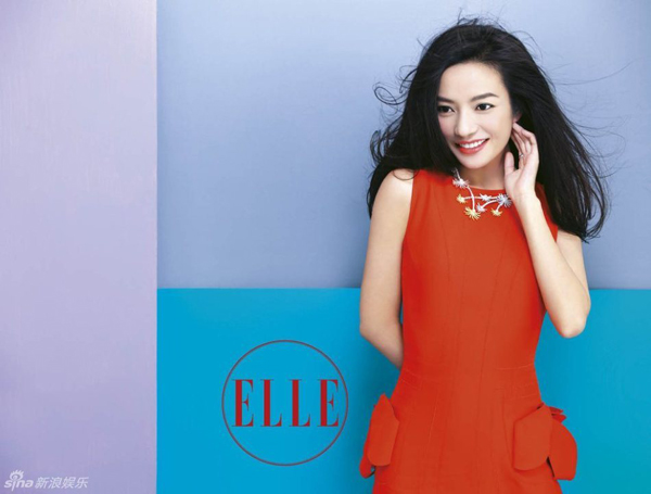 La charmante Zhao Wei fait la une du magazine Elle5