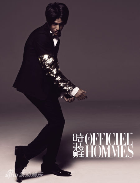 Le comédien chinois Chen Kun pose pour le magazine L&apos;Officiel Hommes7