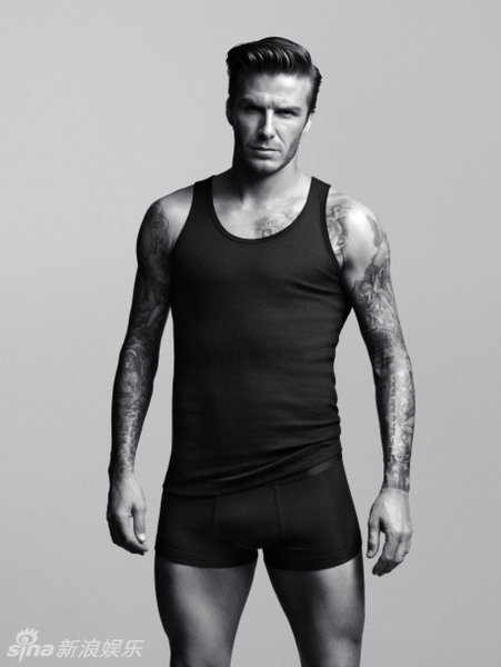 David Beckham pose en sous-vêtements3