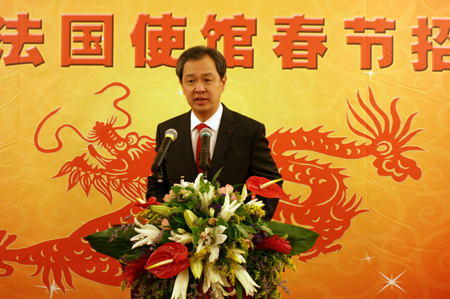 L'ambassade de Chine en France organise une réception pour la nouvelle année du dragon