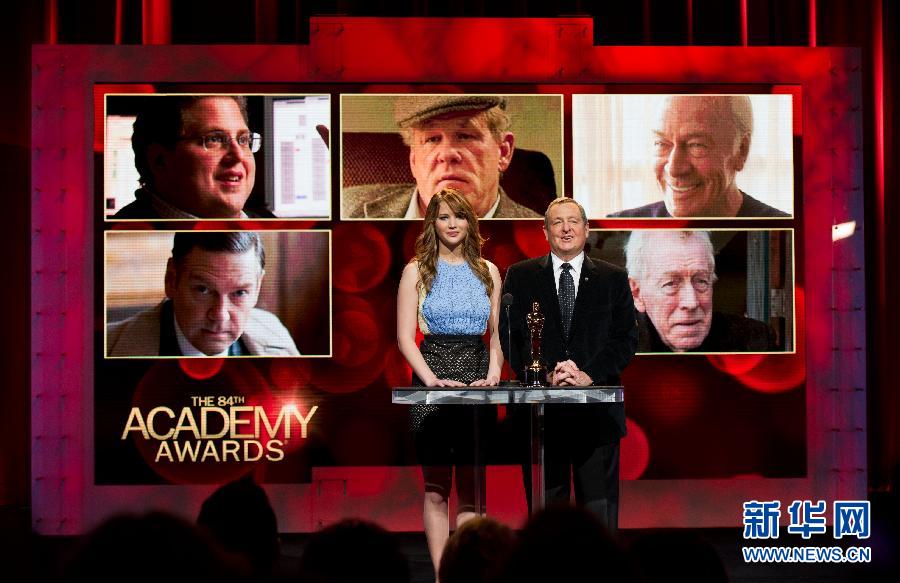 Annonce des nominations aux 84e Oscars
