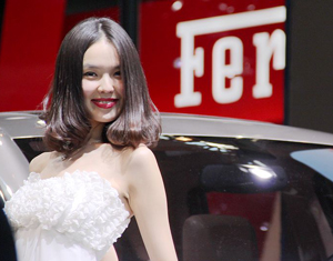 Les mannequins du Salon Auto 2012 de Beijing