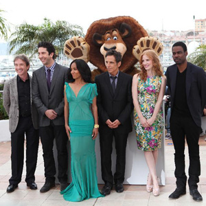 Festival de Cannes: première du film 'Madagascar 3, Bons baisers d'Europe'