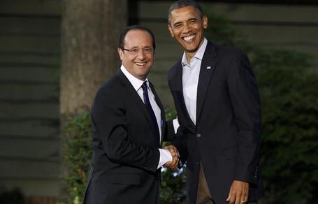 François Hollande et Barack Obama au sommet du G8