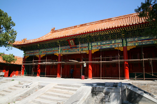 La façade du palais Shoukang