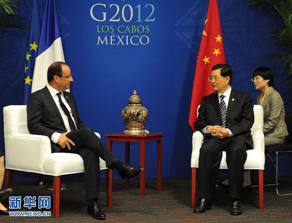 Entretien entre le président chinois et son homologue français en marge du sommet du G20