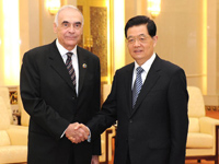 Le président chinois rencontre l'envoyé spécial du président égyptien