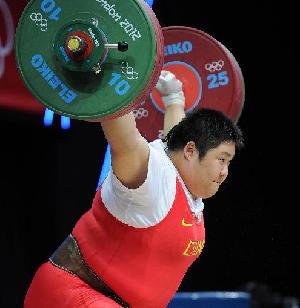 JO-2012/haltérophilie : victoire de la Chinoise Zhou Lulu en +75 kg