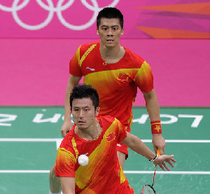 JO-2012/badminton : les Chinois Cai Yun/Fu Haifeng remportent le double messieurs