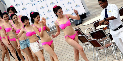 Les maillots de bain des candidates chinoises de Miss Univers