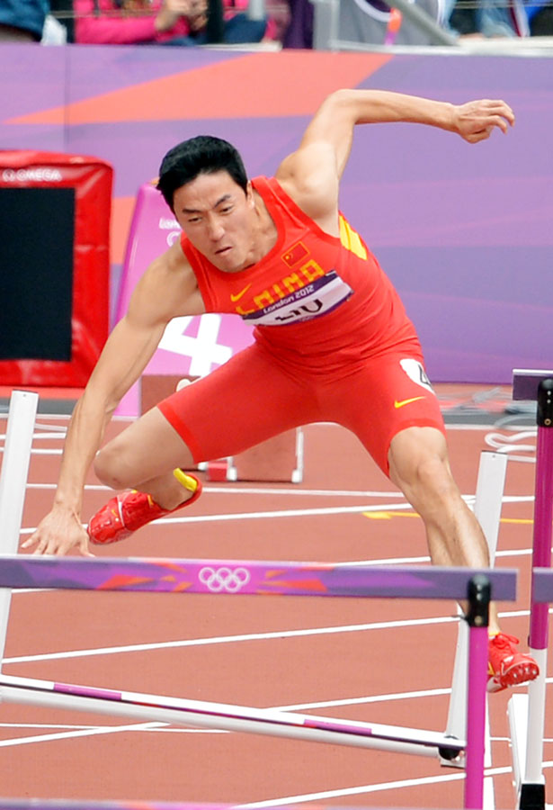 Liu Xiang éliminé en séries du 110m haies_1