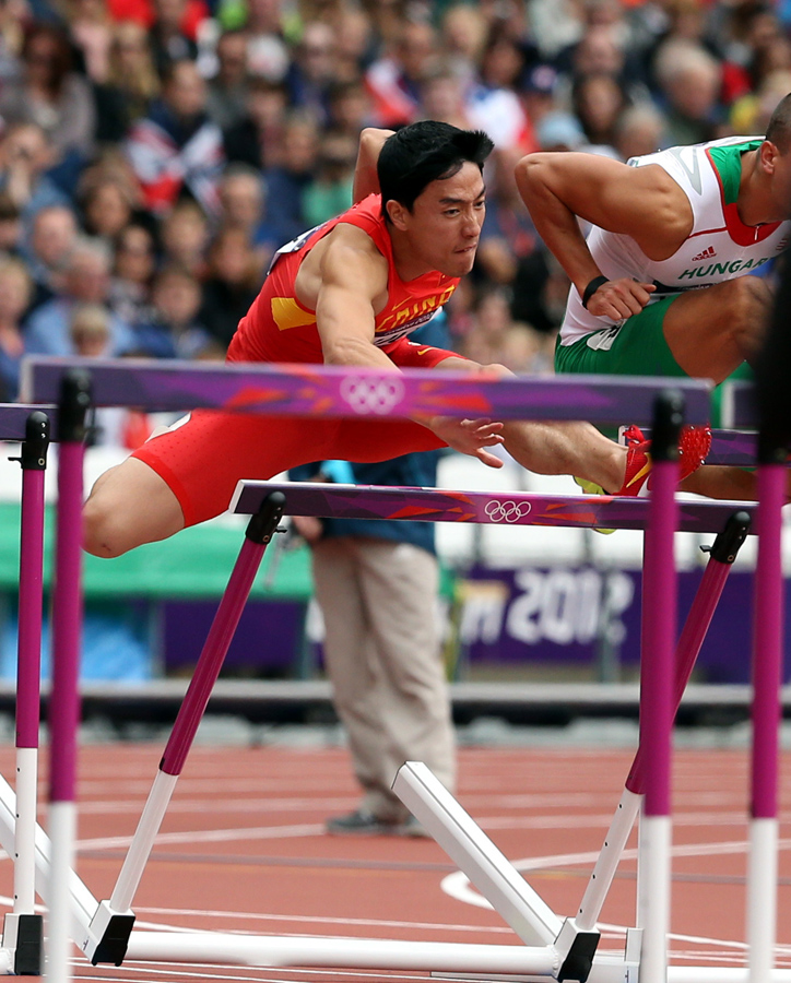 Liu Xiang éliminé en séries du 110m haies_4