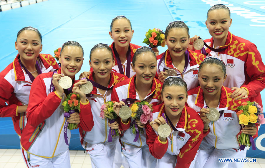 JO-2012 - Natation synchronisée: La Chine a pris l'argent