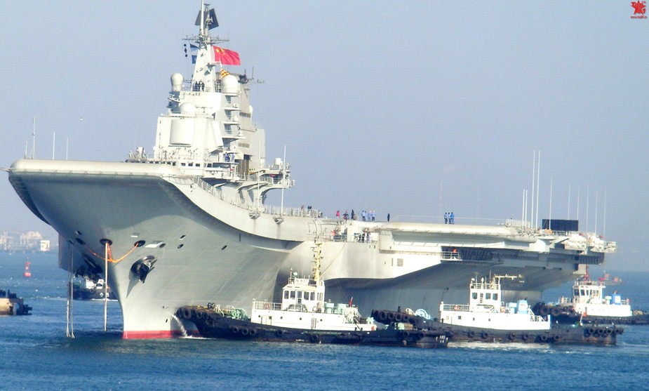 Le 1er anniversaire de l'essai en mer du porte-avions chinois