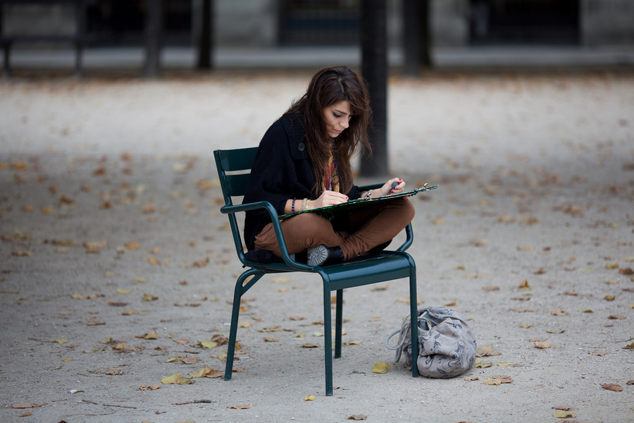 Paris et les Parisiens sous l'objectif d'un photographe français