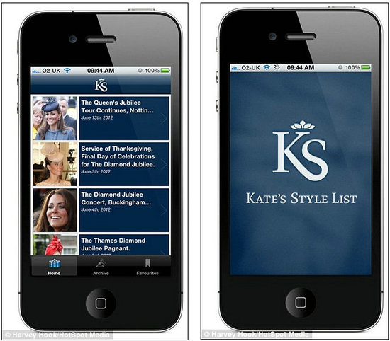 Une application pour suivre le style de Kate Middleton 3